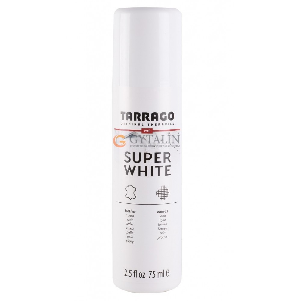 TCA29 Жидкий краситель, отбеливающий Tarrago Super White (гладкая кожа, текстиль)