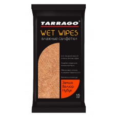 TWN12 Очищающие салфетки для замши и нубука Tarrago Wet Wipes