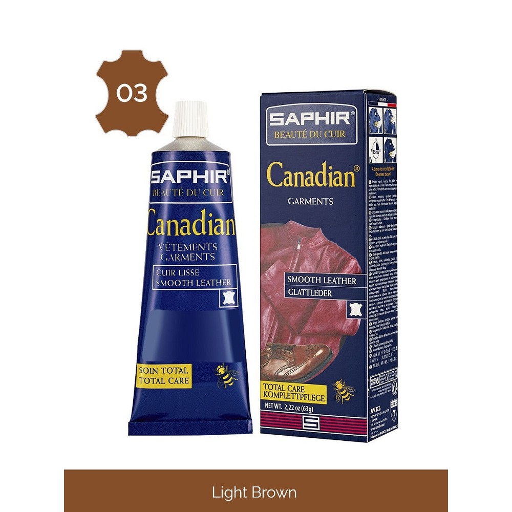 0043 Крем-краска цветная для гладкой кожи Saphir Canadian