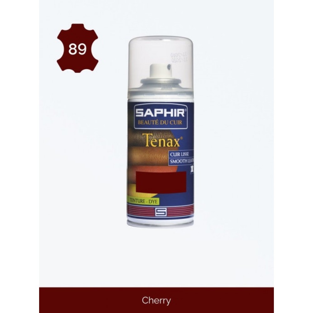 0823 Аэрозоль краситель для гладкой кожи Saphir Tenax, 150мл